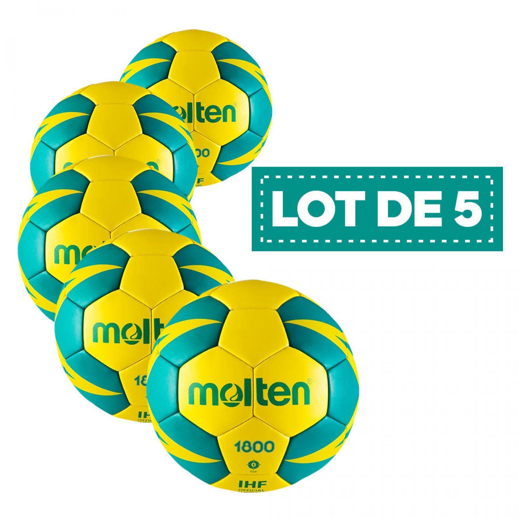 Set of 5 training balls Molten HX1800
