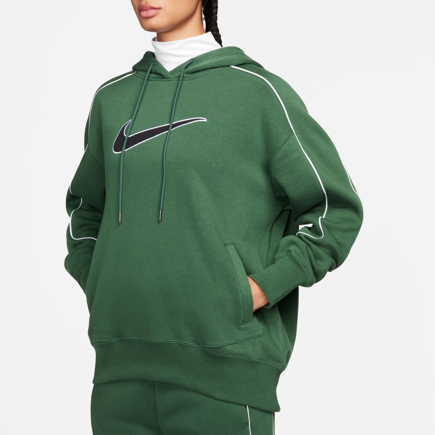Women's oversized hooded fleece sweatshirt Nike