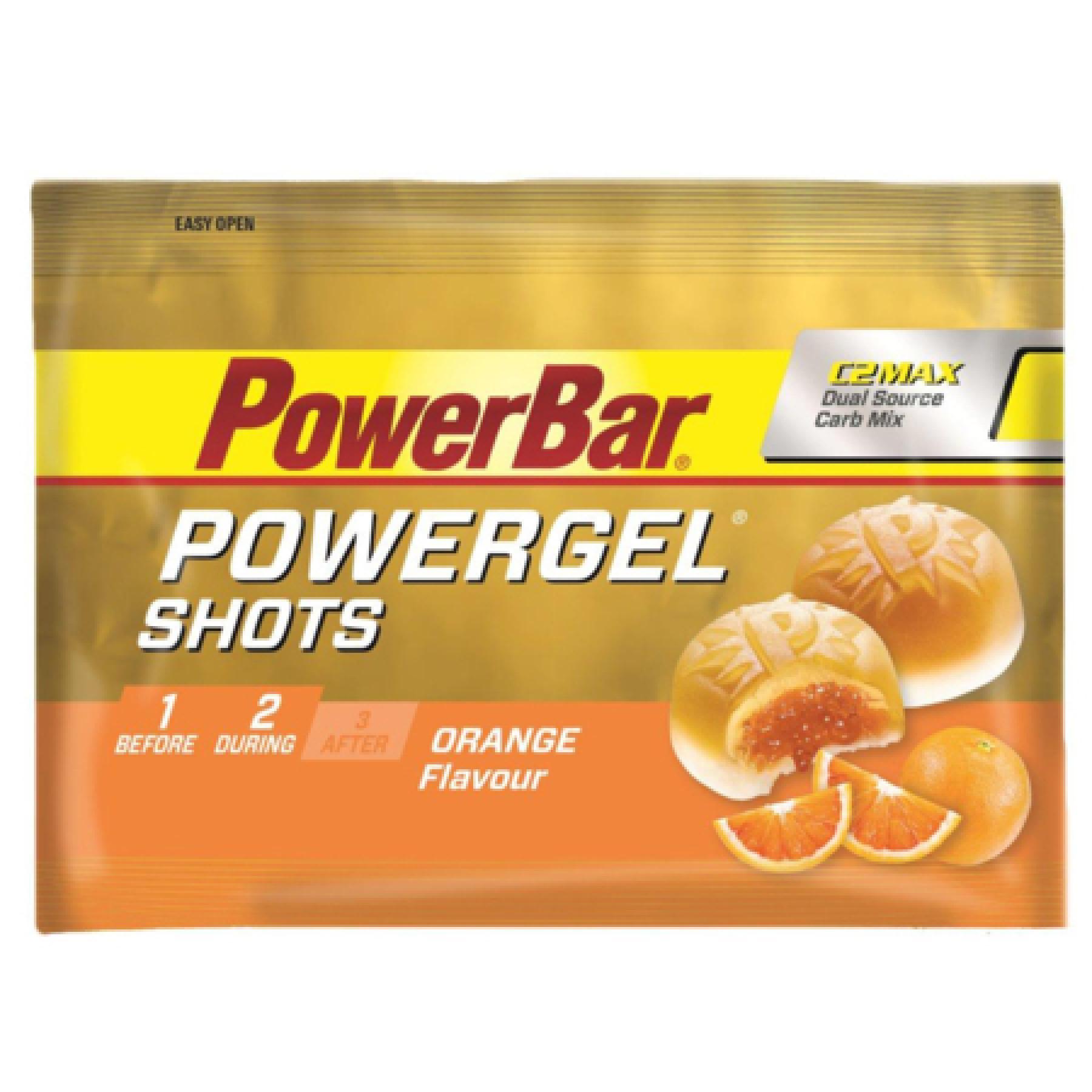 16 powergel shots PowerBar - Orange