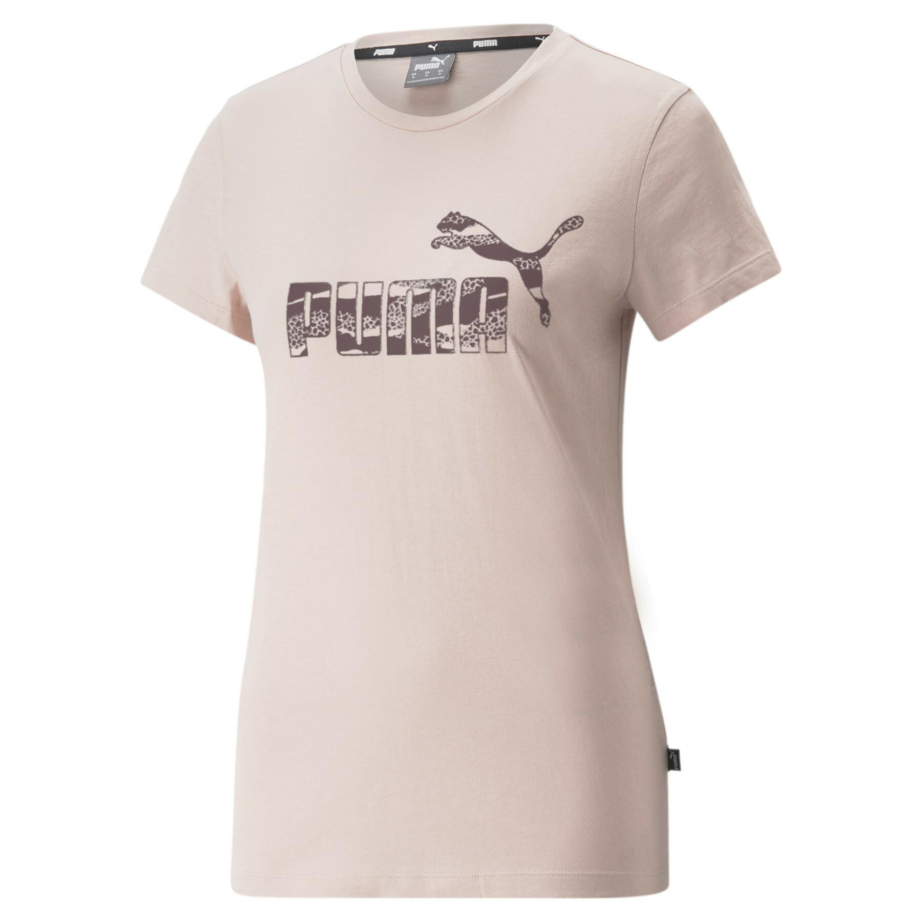 Animal T-shirt woman Puma ESS+ - Woman Lifestyle - T-shirts Lifestyle 