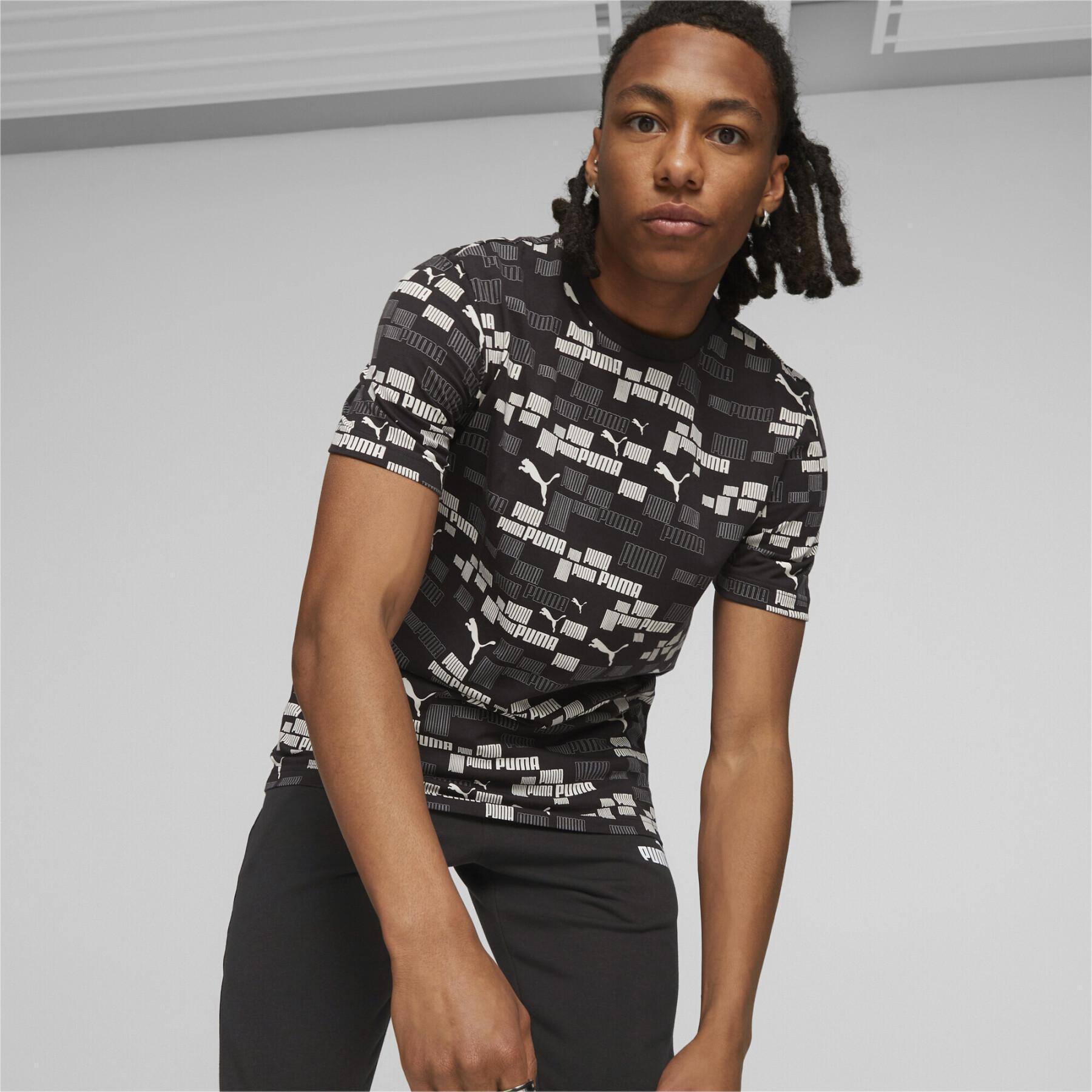 T-shirts - LAB - Lifestyle Male Logo Lifestyle AOP Puma ESS+ T-shirt -