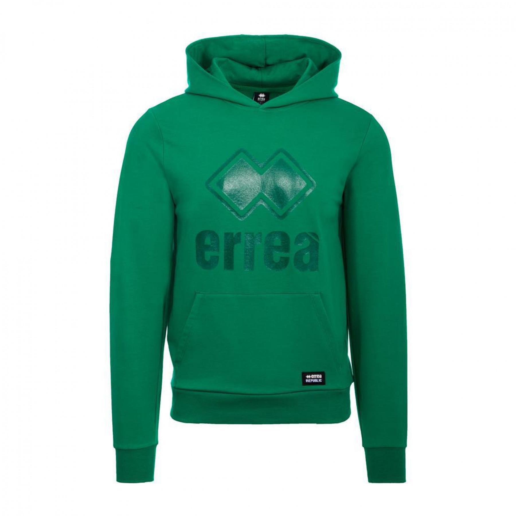 Hooded sweatshirt Errea essential big logo tonal fleece
