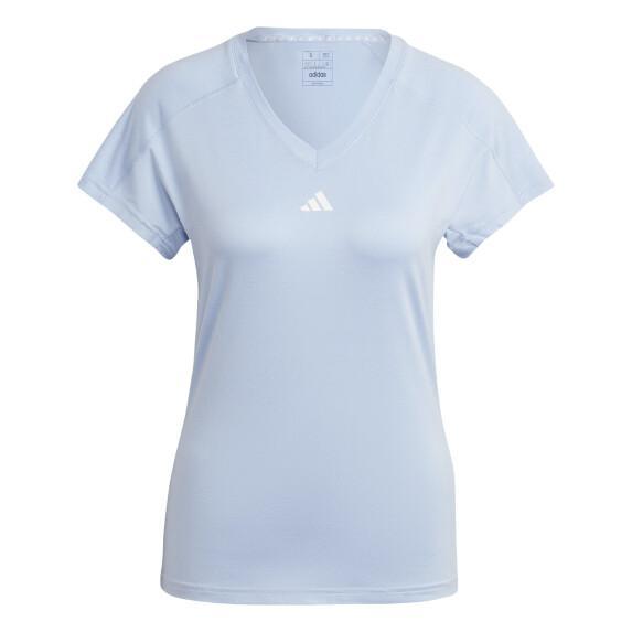 Women\'s v-neck jersey adidas Aeroready Train Essentials Minimal Branding -  Shirts - Textile - Handball wear
