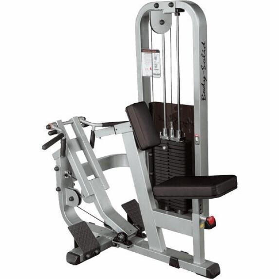 Seated rowing machine weight stack ProClubLine