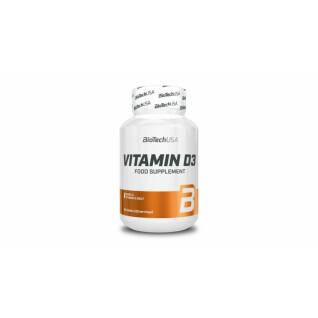 Lot of 12 jars of vitamin d3 50mcg Biotech USA - 120 comp