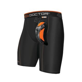 Compression shorts Shock Doctor avec Ultra Carbon Flex Cup 