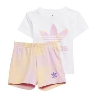 Girl's logo shorts and t-shirt set adidas Originals Graphic
