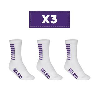 Set of 3 pairs of socks Select Basic