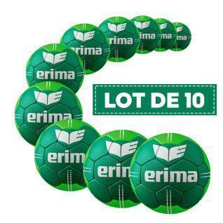 Pack of 10 balloons Erima Pure Grip No. 2 Eco