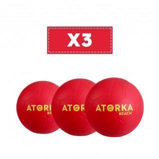 Set of 3 beach handballs Atorka HB500B