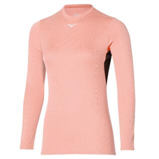 Women's long-sleeved round-neck jersey Mizuno Breath Thermo Mid Weight
