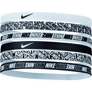 Set of 6 headbands printed woman Nike