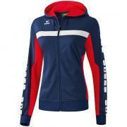 Women's hooded training jacket Erima 5-CUBES