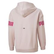 Girl hoodie Puma Power Colorblock
