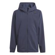 Full-zip double weave sweat jacket for kids adidas City Escape All Purpose