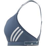 Women's light support bra adidas Aeroreact 3-Stripes