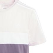 Lifestyle Male Child\'s 3-Stripes T-shirts - adidas Tiberio - T-shirt Colorblock - Lifestyle
