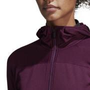 Women's hooded jacket adidas TraceRocker Fleece