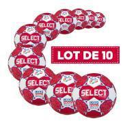 Pack of 10 handballs Select Ultimate LNH