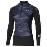 Women's half-zip long-sleeve jersey Mizuno Breath Thermo Virtual G3
