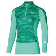 Women's half-zip long-sleeve jersey Mizuno Breath Thermo Virtual G3