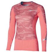 Women's long-sleeved round-neck jersey Mizuno Breath Thermo Virtual G3